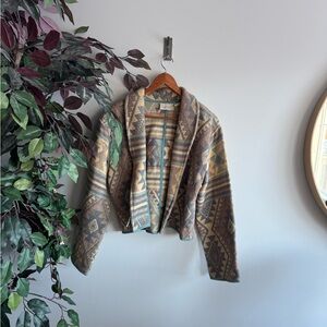 Vintage America Multicolor Patterned Jacket